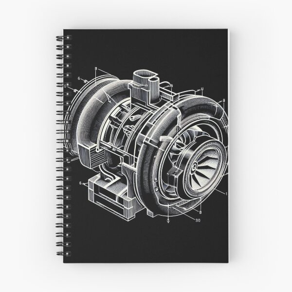 Item preview, Sleek Blueprint Turbo Design designed and sold by ShiftingLegends.