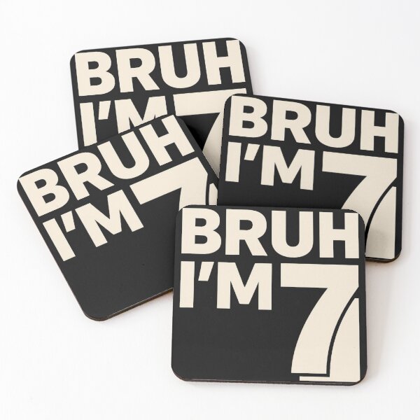 Item preview, Bruh I'm 7 - 7th Birthday designed and sold by ZBIFBOUETLA.