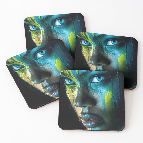 Item preview, Stunning Portrait with Vivid Paint and Emotions designed and sold by Artessie.