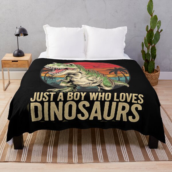 Item preview, Just A Boy Who Loves Dinosaur Boy designed and sold by AquaKiev.