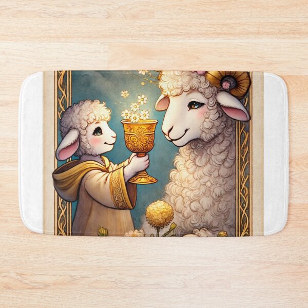 Artikelvorschau, Schafismus – Tarotkarte Sechs der Kelche entworfen und verkauft von Thpoar.