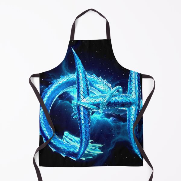 Item preview, Azure Dragon Monogram H – Mystic Blue Serpent Letter designed and sold by StickBuAndii.