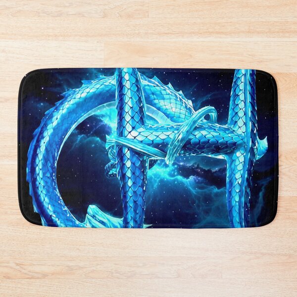 Item preview, Azure Dragon Monogram H – Mystic Blue Serpent Letter designed and sold by StickBuAndii.
