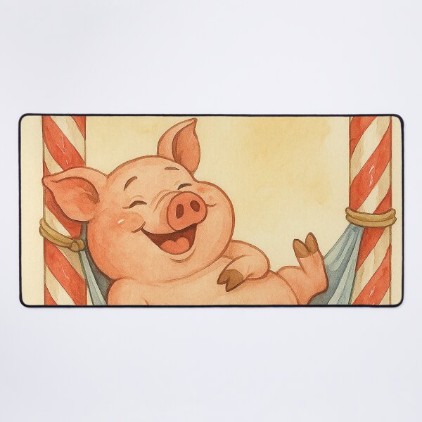 Item preview, Pig in a hammock, delicious candy canes designed and sold by Mauswohn.