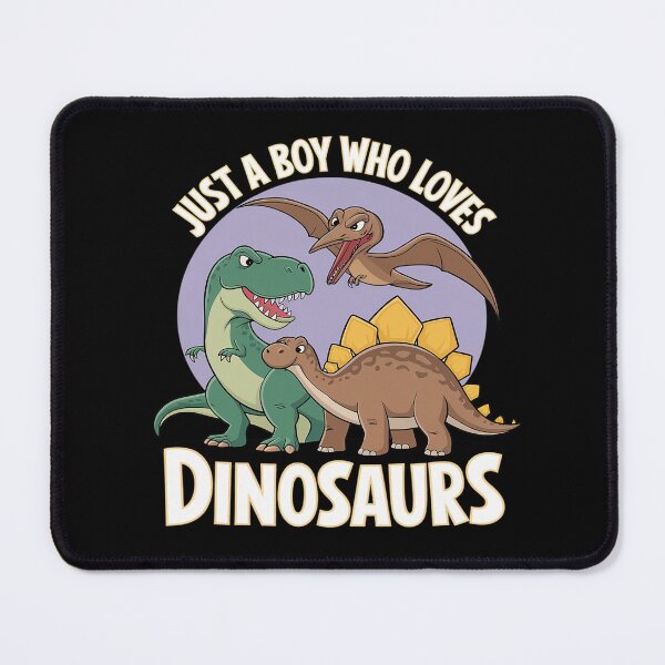 Item preview, Just a Boy Who Loves Dinosaurs Schoolboys and Paleontologist  designed and sold by AquaKiev.