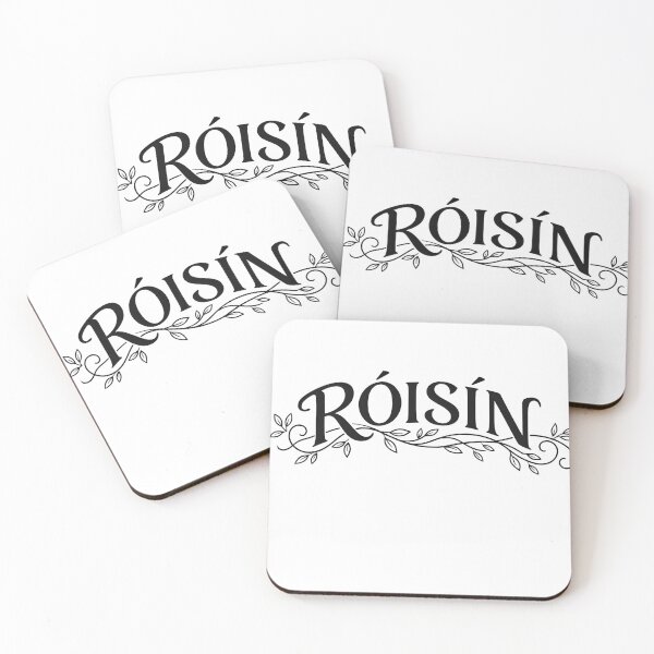 Item preview, Róisín Name in Soft Gaelic Script with Floral Vine | Irish Baby Gift designed and sold by bazstees54.