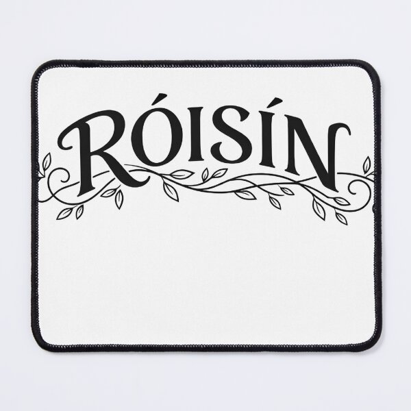 Item preview, Róisín Name in Soft Gaelic Script with Floral Vine | Irish Baby Gift designed and sold by bazstees54.