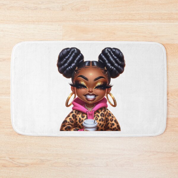 Item preview, Happy Chibi Black Girl Coffee Aesthetic Art designed and sold by Lulunza.