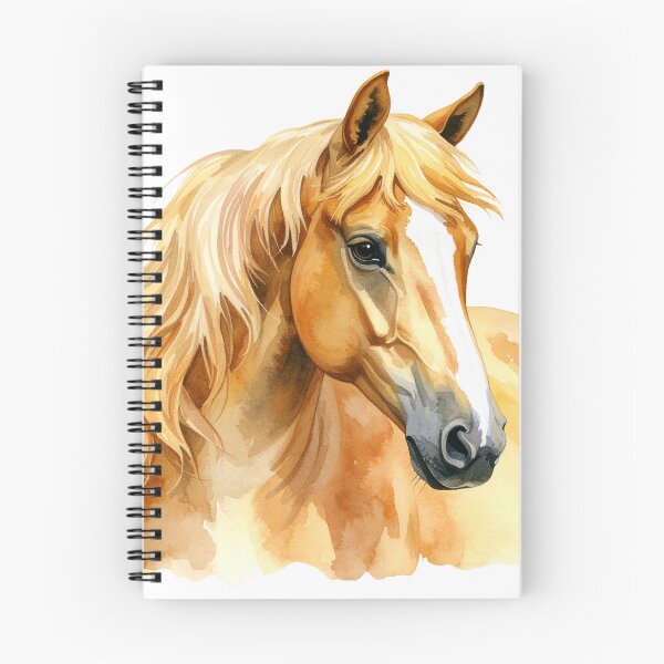 Item preview, Watercolor Horse Portrait Illustration designed and sold by Rutvain.