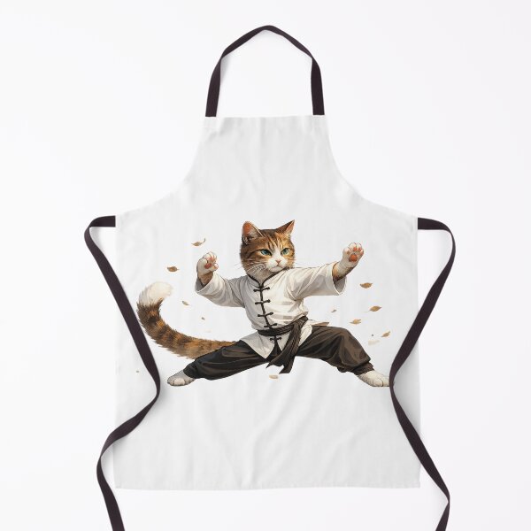Item preview, Tai Chi Cat Martial Arts Zen Illustration designed and sold by Combat Skies.