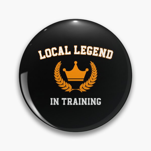 Item preview, Local Legend In Training Strava Cycling Running Achievement Design with Orange Laurel Crown Vector Art for Athletes Cyclists Runners KOM QOM Hunters Fitness App Humor designed and sold by BMLprint ⭐⭐⭐⭐⭐.