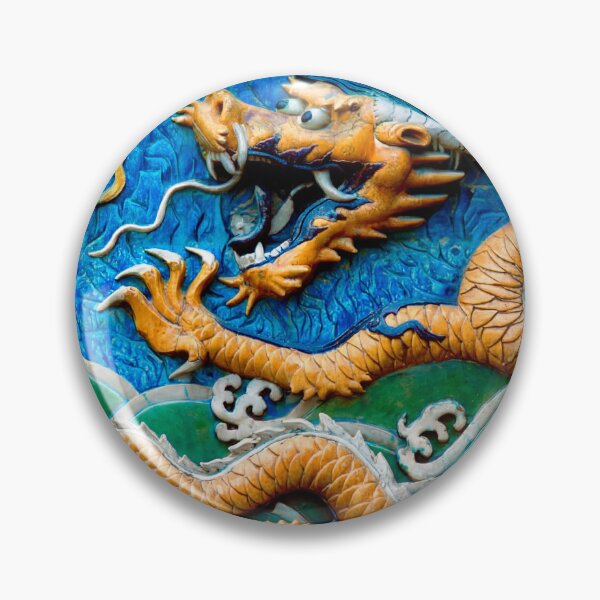 Artikelvorschau, Chinesisches Drachenwandbild Peking Verbotene Stadt entworfen und verkauft von Vicky Brago-Mitchell®.