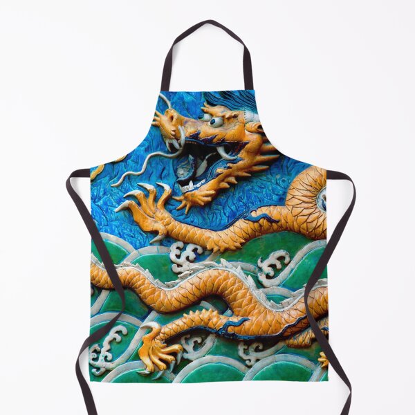 Artikelvorschau, Chinesisches Drachenwandbild Peking Verbotene Stadt entworfen und verkauft von Vicky Brago-Mitchell®.