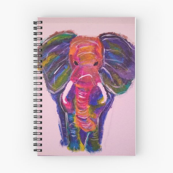 Item preview, rainbow light wave elephant  designed and sold by DR Artfully.