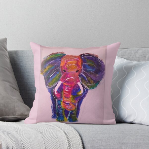 Aperçu de l'œuvre éléphant à vague de lumière arc-en-ciel créée et vendue par DR Artfully.