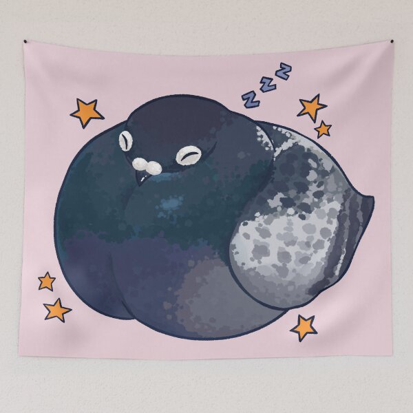 Item preview, Sleepy Pigeon designed and sold by Peach Frog.