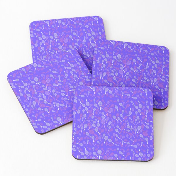 Item preview, Tennis Rackets on Purple Background designed and sold by BigCityTennis.