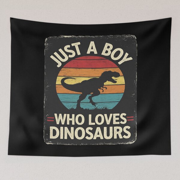 Item preview, Just A Boy Who Loves Dinosaurs, Cute Dinosaur Lover Boys  designed and sold by AquaKiev.