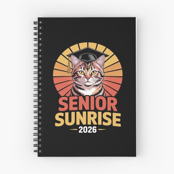 Item preview, Womens Senior Sunrise 2026 Graduation Last First Day Cat 5 designed and sold by MythWoot.