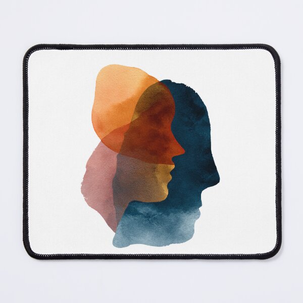 Item preview, Abstract overlap art, modern minimalist color block design designed and sold by BoxofMoments.