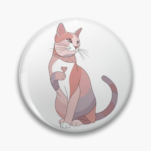 Item preview, Modern Elegant Love Cat designed and sold by PetJoyPrintsCO.