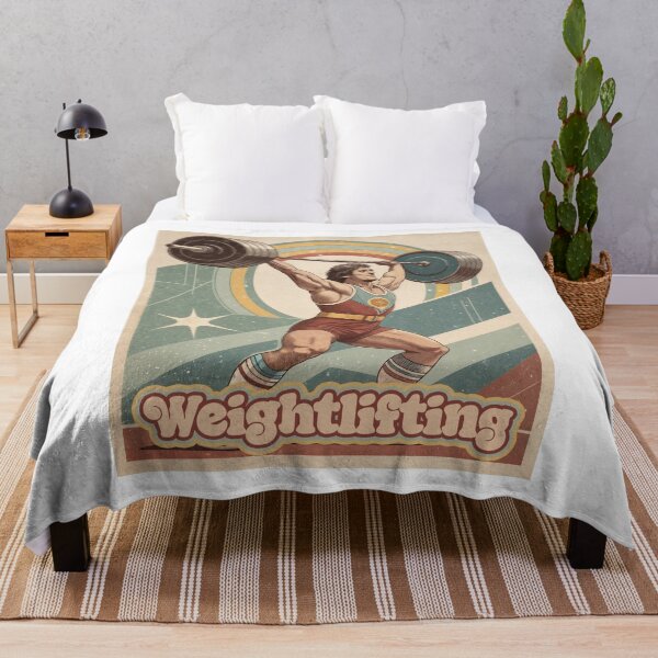 Item preview, Retro Power: Weightlifting with Style and Strength designed and sold by ForeverPrintsOK.