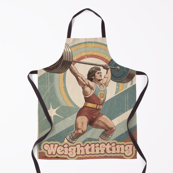 Item preview, Retro Power: Weightlifting with Style and Strength designed and sold by ForeverPrintsOK.