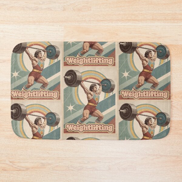 Item preview, Retro Power: Weightlifting with Style and Strength designed and sold by ForeverPrintsOK.