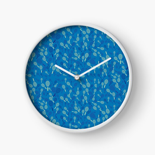 Item preview, Tennis Rackets on Blue Background designed and sold by BigCityTennis.