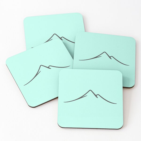 Item preview, Silent Mountain – Minimal Nature Symbol designed and sold by KawaiiOrbit.