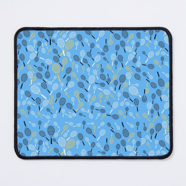 Item preview, Tennis Rackets on Light Blue Background designed and sold by BigCityTennis.
