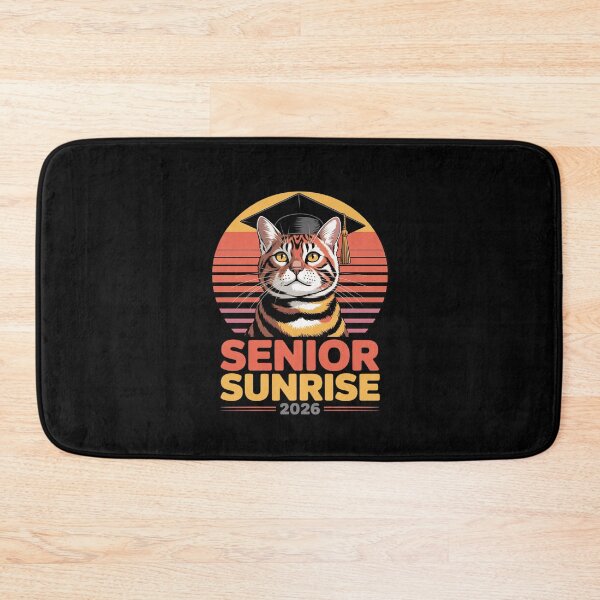 Item preview, Womens Senior Sunrise 2026 Graduation Last First Day Cat designed and sold by MythWoot.