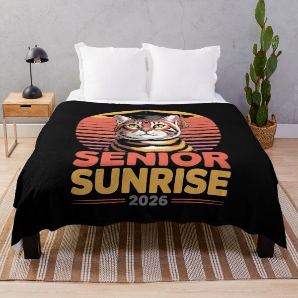 Item preview, Womens Senior Sunrise 2026 Graduation Last First Day Cat designed and sold by MythWoot.