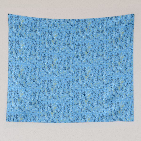 Item preview, Tennis Rackets on Light Blue Background designed and sold by BigCityTennis.