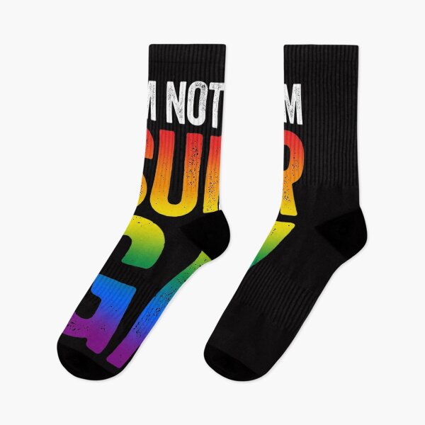 Item preview, I'm Not Gay I'm Super Gay - LGBTQ Pride Flag designed and sold by Vexat062Art.