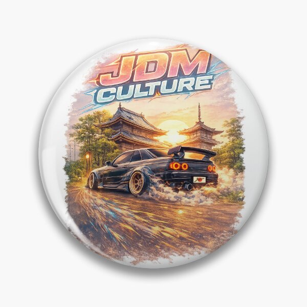 Artikelvorschau, JDM-Kultur – Japanisches Drift-Auto im Sommer-Sonnenaufgang entworfen und verkauft von YooriDare.