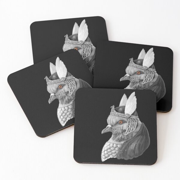 Item preview, Brunhilde Pigeon, hand painted painting designed and sold by AK-Hevonen.