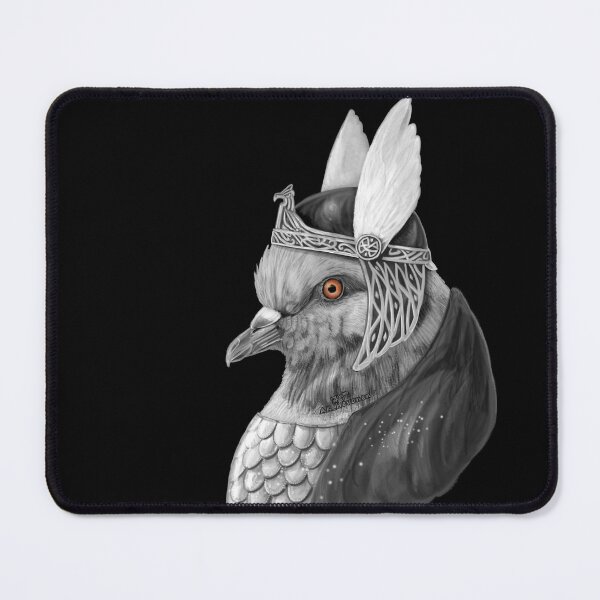 Item preview, Brunhilde Pigeon, hand painted painting designed and sold by AK-Hevonen.