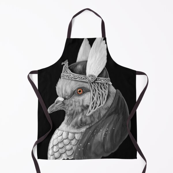 Item preview, Brunhilde Pigeon, hand painted painting designed and sold by AK-Hevonen.