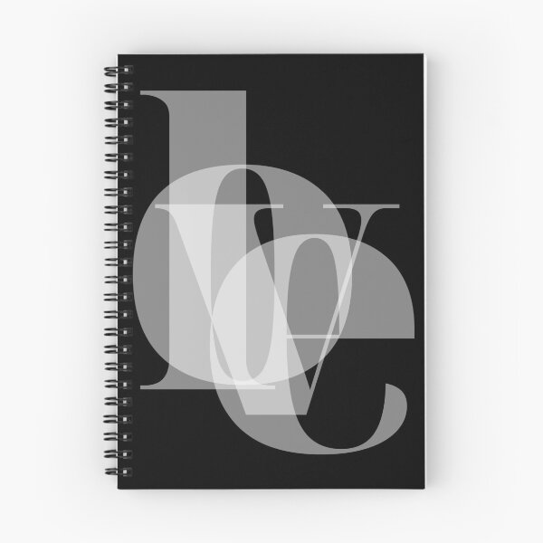 Item preview, Love - Minimalist Zen Typography Poster - Black designed and sold by Lucia Fontes.