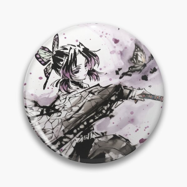 Item preview, Shinobu Vintage Sumi-e Poster  designed and sold by AnimeArsenalPrints.