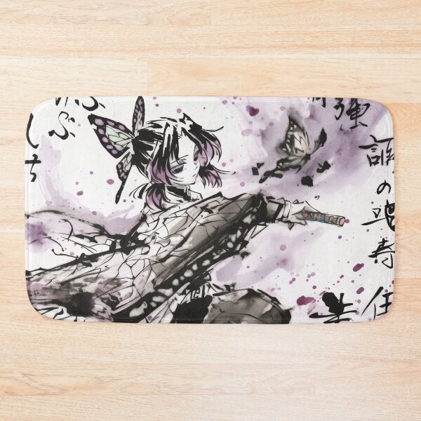 Item preview, Shinobu Vintage Sumi-e Poster  designed and sold by AnimeArsenalPrints.
