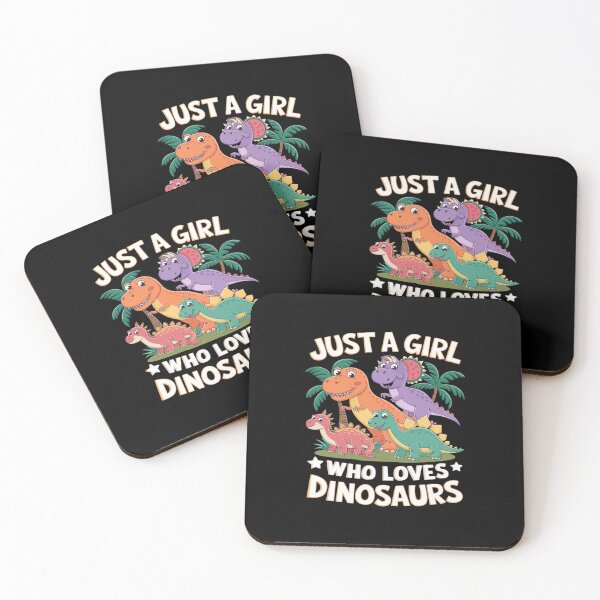 Item preview, Just A Girl Who Loves Dinosaurs Brachiosaurus Dino Girls  designed and sold by AquaKiev.