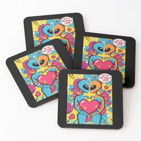 Item preview, Resident Alien Love – Funny Alien Valentine Sci-Fi Romance Design designed and sold by ALL ART .