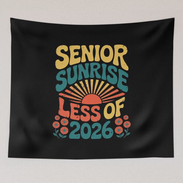 Item preview, Womens Senior Sunrise 2026 Graduation Groovy Class of 2026 designed and sold by MythWoot.
