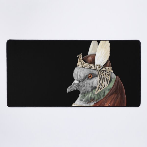 Item preview, Brunhilde Pigeon, hand painted painting in color designed and sold by AK-Hevonen.