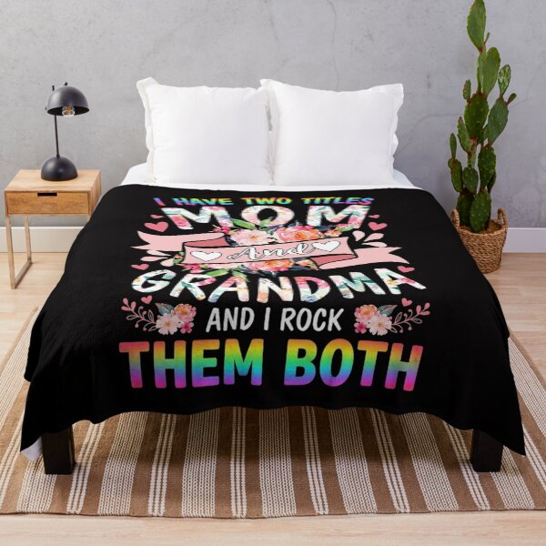 Item preview, I Have Two Titles Mom And Grandma Floral Mothers Day designed and sold by Vexat062Art.