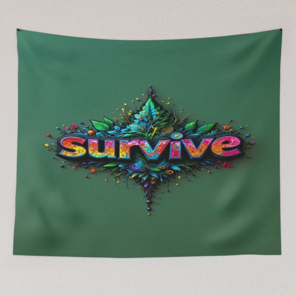 Item preview, Survive! Graffiti Nature Style designed and sold by Hot4Shirt.