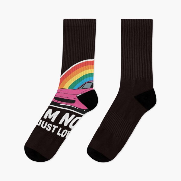 Item preview, I’m Not Gay I Just Love Miatas LGBT Rainbow Lesbian Pride designed and sold by MichaelStalkas.