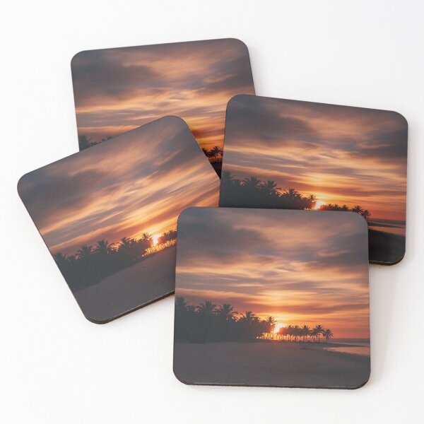 Item preview, A natural scene of Sun set at evening with red lighting throught the sky, AI Generated designed and sold by MagicMaker1984.